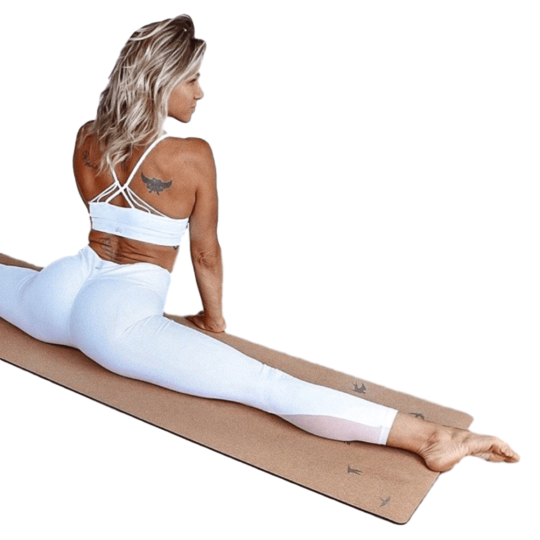universe within cork yoga mat