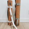 cork yoga mat carry and stretching strap