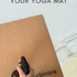 keep your yoga mat clean