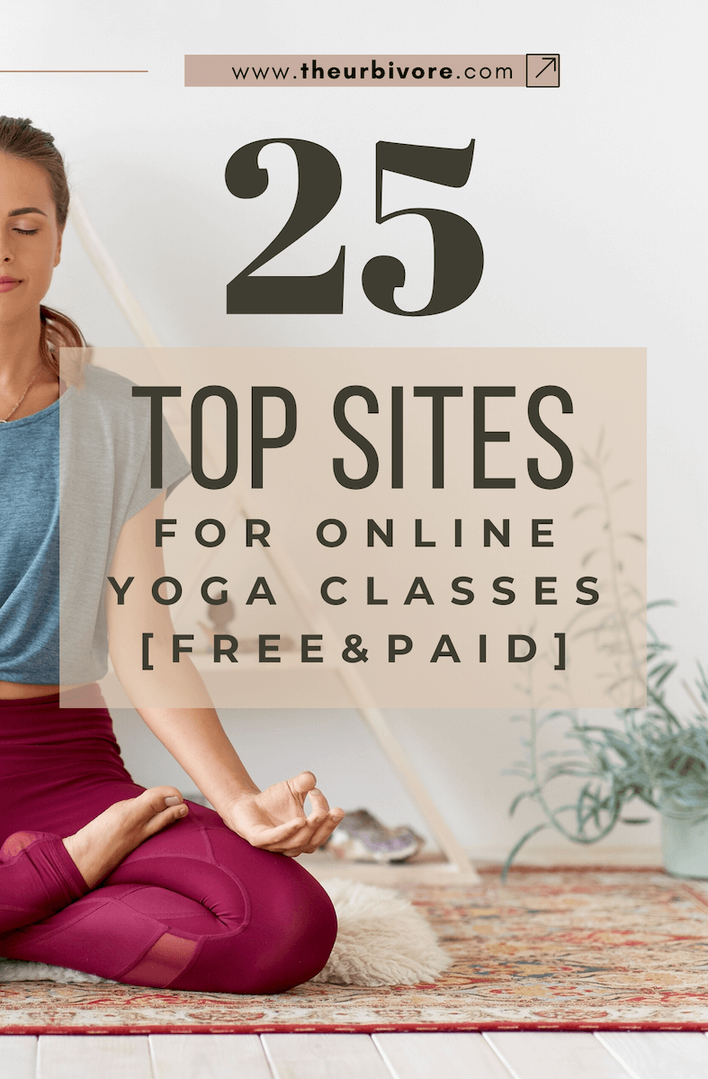 Top 25 Websites for Online Yoga Classes [free & paid]