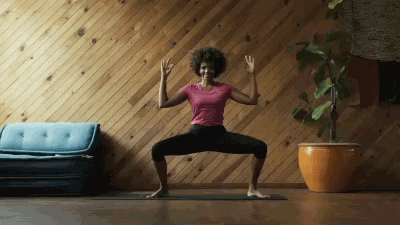 goddess yoga pose for balance