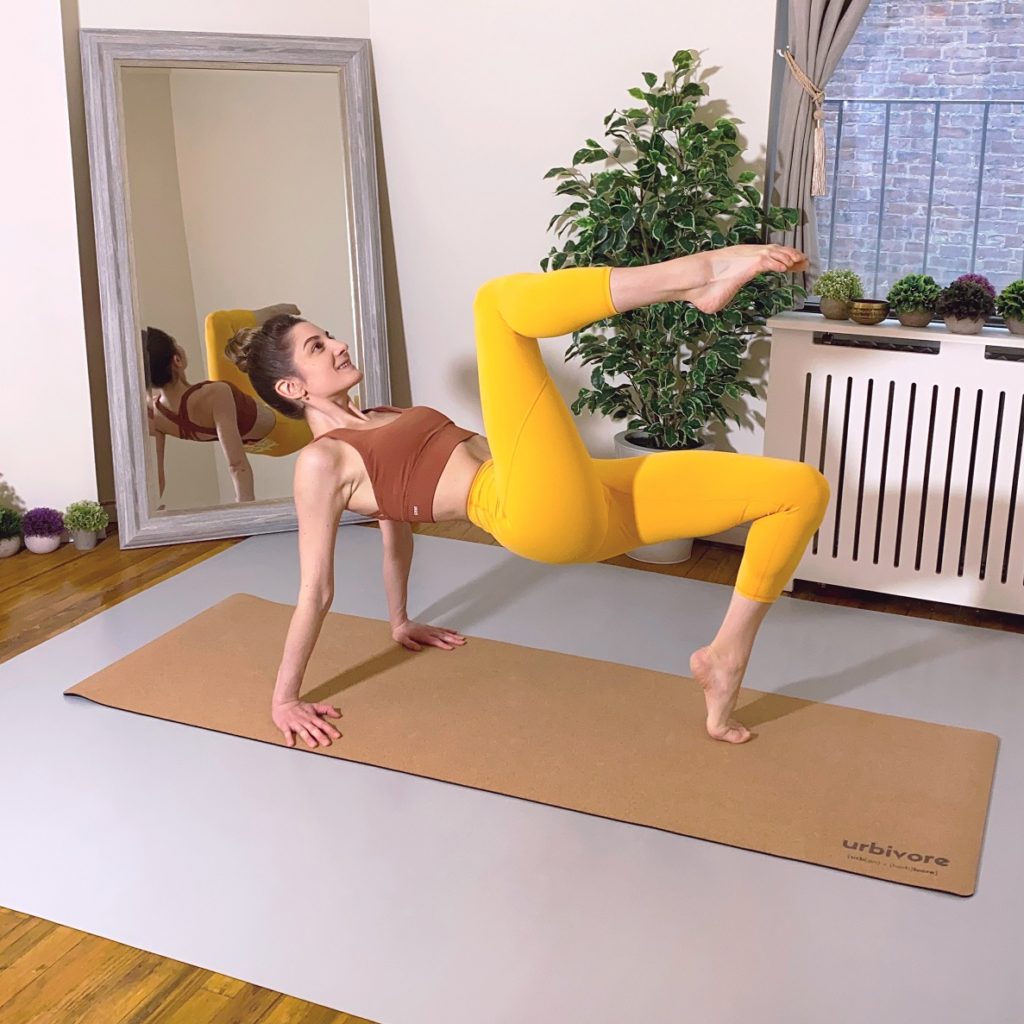 Desiree yoga pose